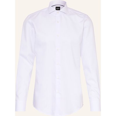 Boss Piqué-Hemd Hank Slim Fit weiss