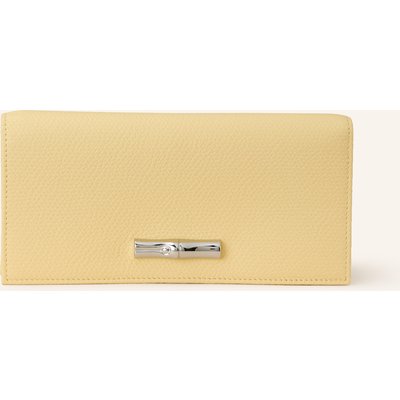 Longchamp Geldbörse Le Roseau gelb