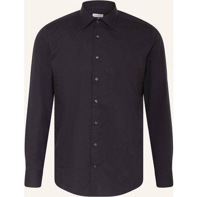 Seidensticker Hemd Slim Fit schwarz