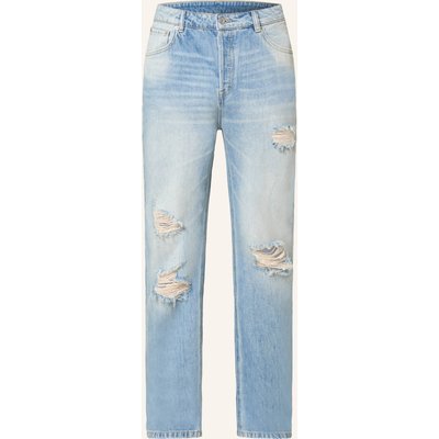 Cole Buxton Destroyed Jeans Slim Fit blau