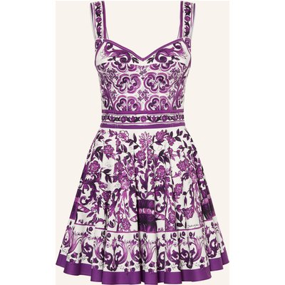 Dolce & Gabbana Cocktailkleid Majolica lila