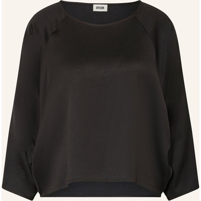 Drykorn Blusenshirt Nialini Aus Satin braun