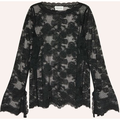 Malina Longsleeve Leni Aus Spitze schwarz
