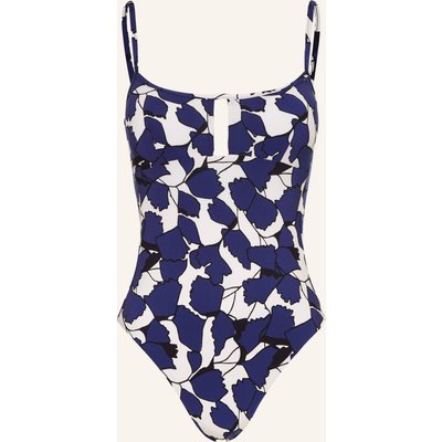 Maryan Mehlhorn Badeanzug Blue Leaves blau