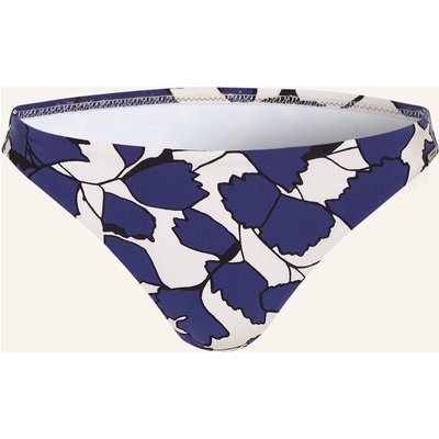 Maryan Mehlhorn Basic-Bikini-Hose Blue Leaves blau