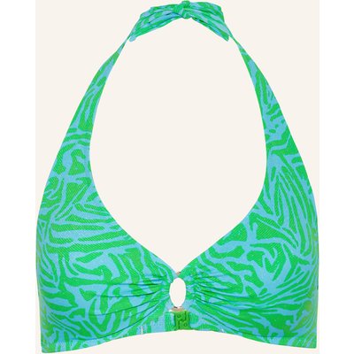 Lidea Neckholder-Bikini-Top Aqua Muse Mit Glitzergarn gruen