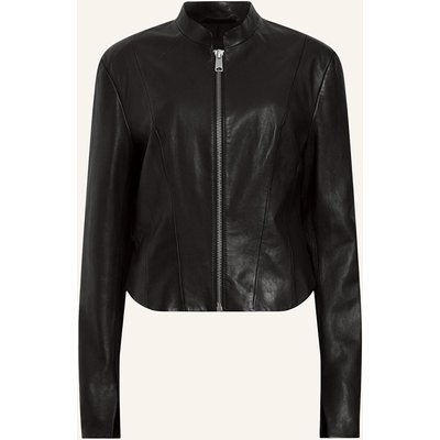 Allsaints Lederjacke Sadler schwarz