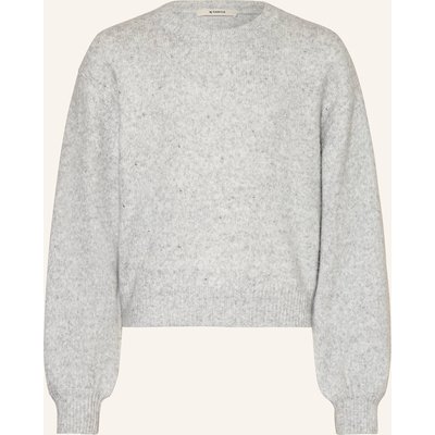 Garcia Pullover Mit Nieten weiss