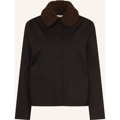Lilienfels Jacke Mit Teddyfell schwarz