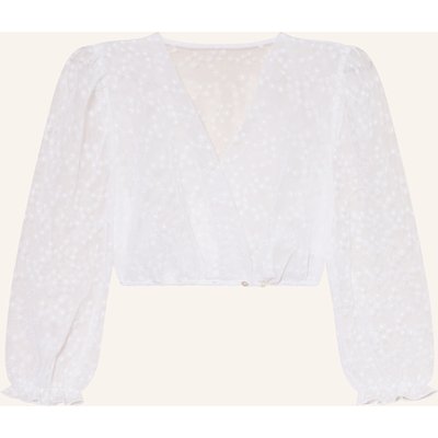 Johann & Johanna Dirndlbluse Mit 3/4-Arm weiss