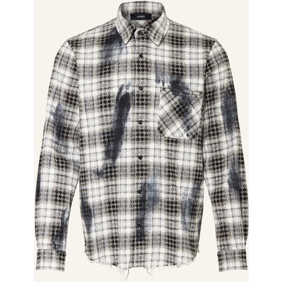 Amiri Flanellhemd Comfort Fit schwarz
