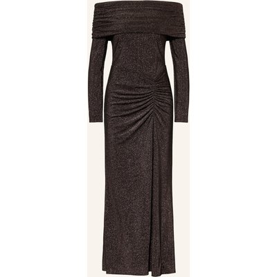 Adrianna Papell Abendkleid Mit Glitzergarn braun