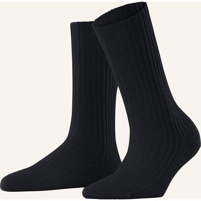 Falke Strümpfe Cosy Wool Boot Mit Merinowolle blau