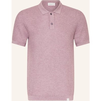 Nowadays Strick-Poloshirt lila