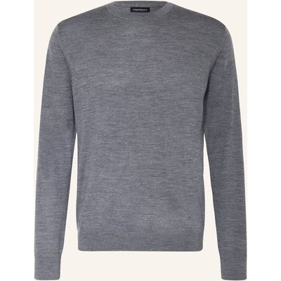 Strokesman's Pullover Aus Merinowolle grau