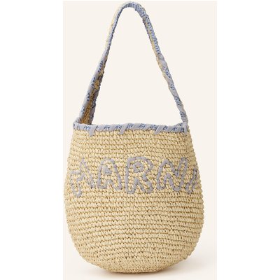 Marni Strandtasche blau