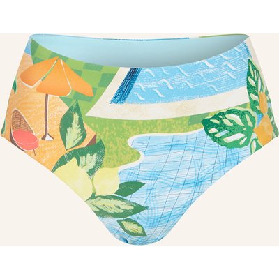 Seafolly High-Waist-Bikini-Hose Sunset blau