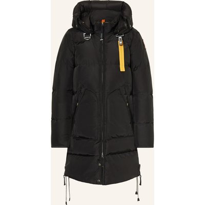 Parajumpers Daunenmantel Long Bear Mit Abnehmbarer Kapuze schwarz