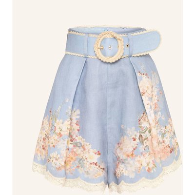 Zimmermann Leinenshorts Cascadian blau