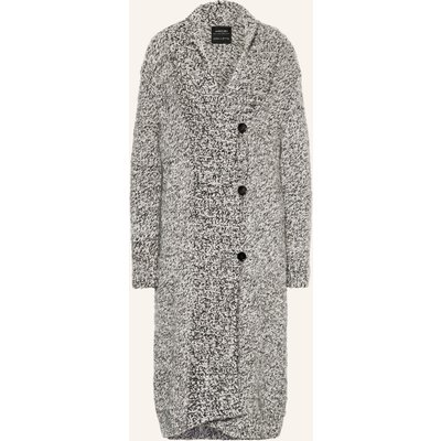 Marc Cain Strickjacke Mit Glitzergarn grau