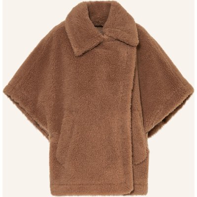 Max Mara Cape Tebe Mit Kamel braun
