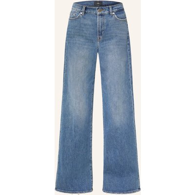 7 For All Mankind Wide Leg Jeans Lotta blau