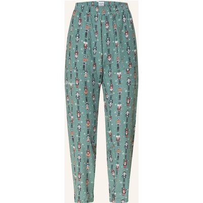 Jockey Schlafhose Everday Flannel Aus Flanell gruen