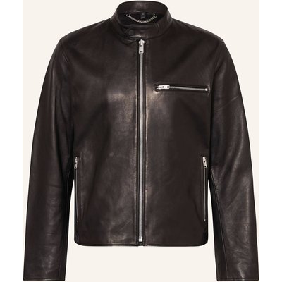 Belstaff Lederjacke Track Racer schwarz