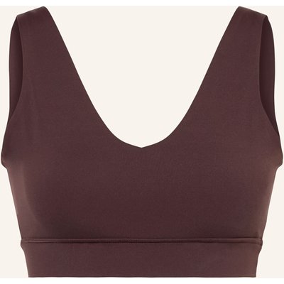 Sweaty Betty Sport-Bh Ultimate Studio Voop braun