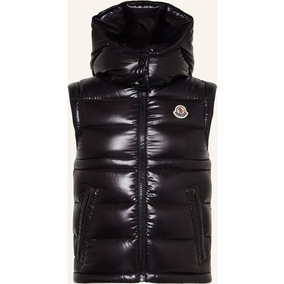 Moncler Enfant Daunenweste Ania Mit Abnehmbarer Kapuze schwarz
