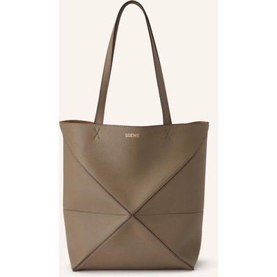 Loewe Shopper Puzzle Fold Medium beige