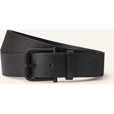 Stone Island Ledergürtel schwarz