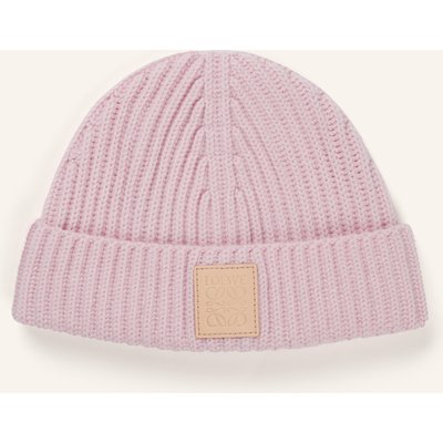 Loewe Cashmere-Mütze rosa