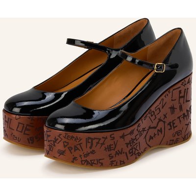Chloé Plateau-Wedges Maxime schwarz