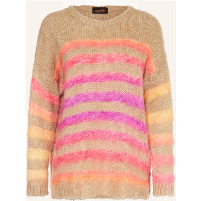 Miss Goodlife Oversized-Pullover Mit Alpaka beige