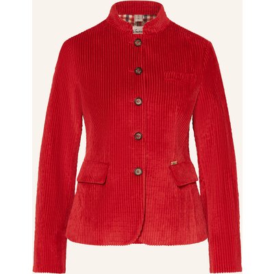 Luis Trenker Cordblazer Luranda rot