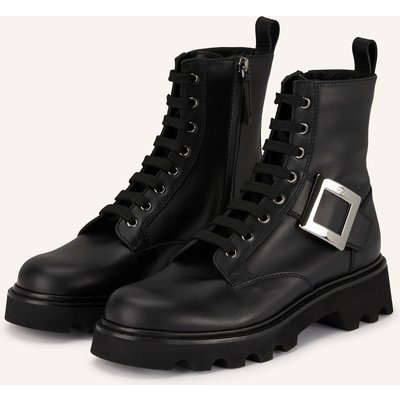 Roger Vivier Boots Viv Rangers schwarz