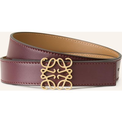 Loewe Ledergürtel Anagram rot
