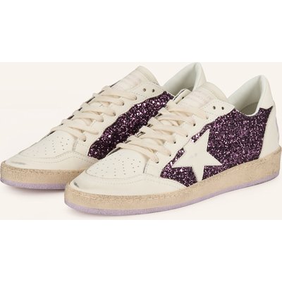 Golden Goose Sneaker Ball Star Mit Pailletten lila