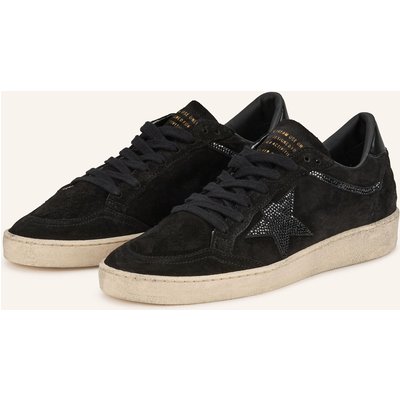 Golden Goose Sneaker Ball Star Mit Schmucksteinen schwarz