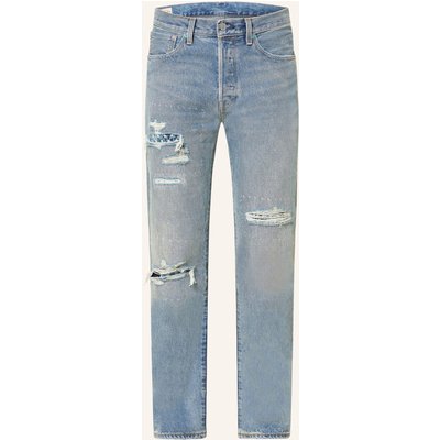 Levi's® Destroyed Jeans 501 Regular Fit blau