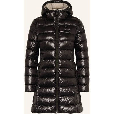Blauer Steppmantel Adelaide schwarz