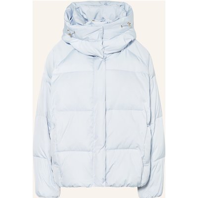 Riani Oversized-Steppjacke Mit Abnehmbarer Kapuze blau