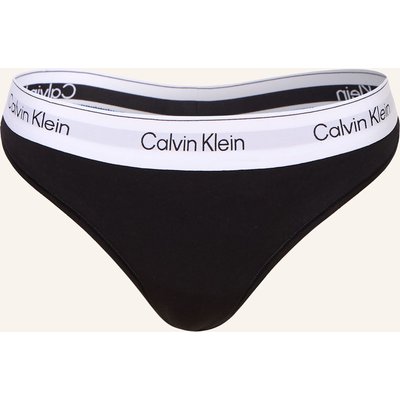 Calvin Klein String Icon Cotton Modal schwarz