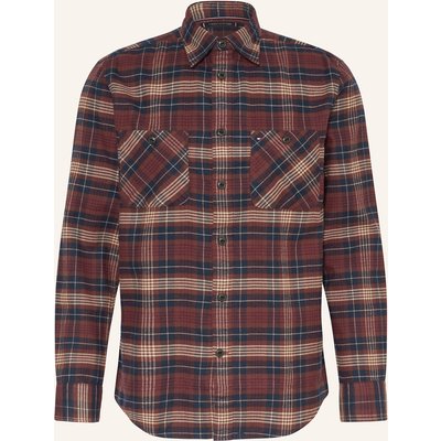 Tommy Hilfiger Flanellhemd Regular Fit braun