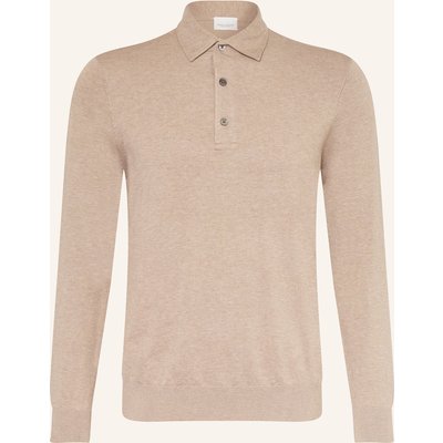 Profuomo Strick-Poloshirt beige