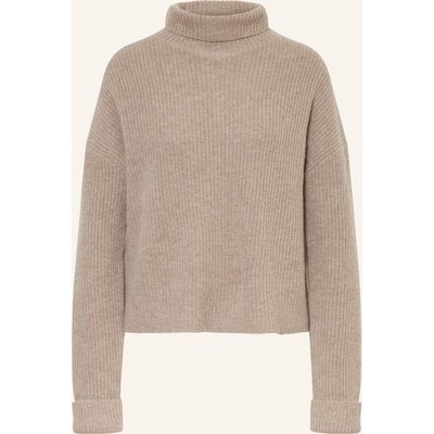 Princess Goes Hollywood Rollkragenpullover Mit Schmucksteinen beige