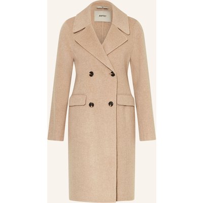 Anfiny Wollmantel Claudia beige