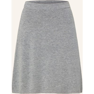 Allude Strickrock Mit Cashmere grau