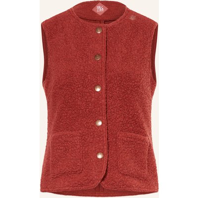Grasegger Teddyfell-Weste orange